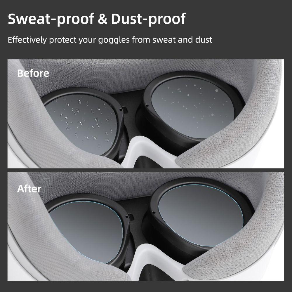 Preva 6Pcs/2set Film Pelindung Aksesoris Kacamata VR HD VR Kacamata Head Film