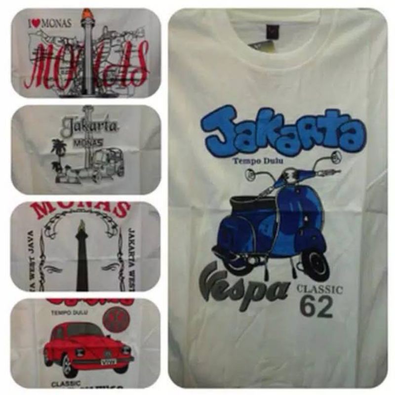 PAKET GROSIR KAOS OLEH OLEH JAKARTA TERMURAH