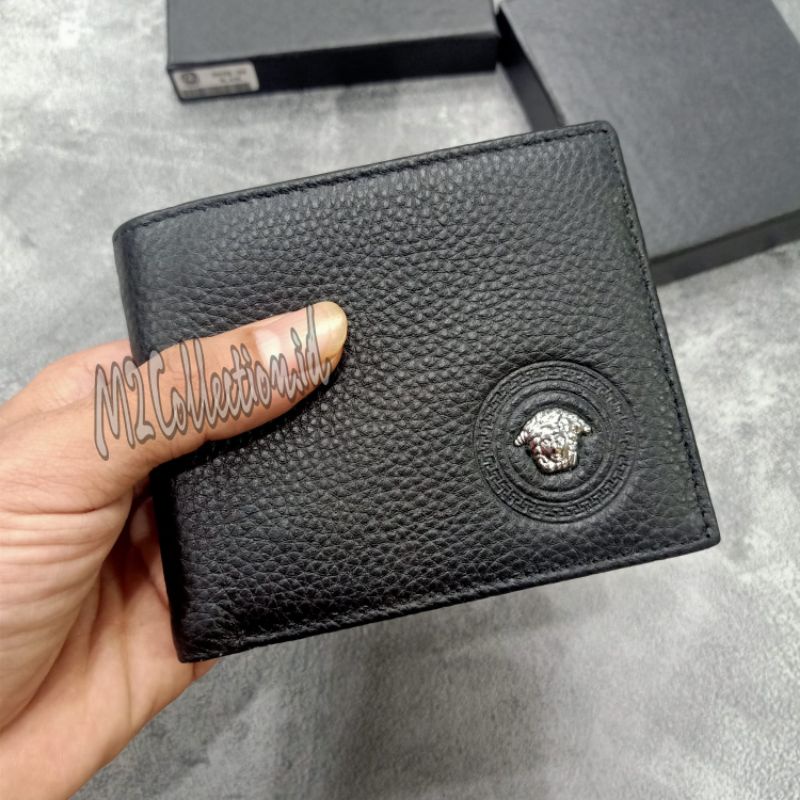 Dompet Versace Leather Dompet Pria Kulit Asli Premium Quality