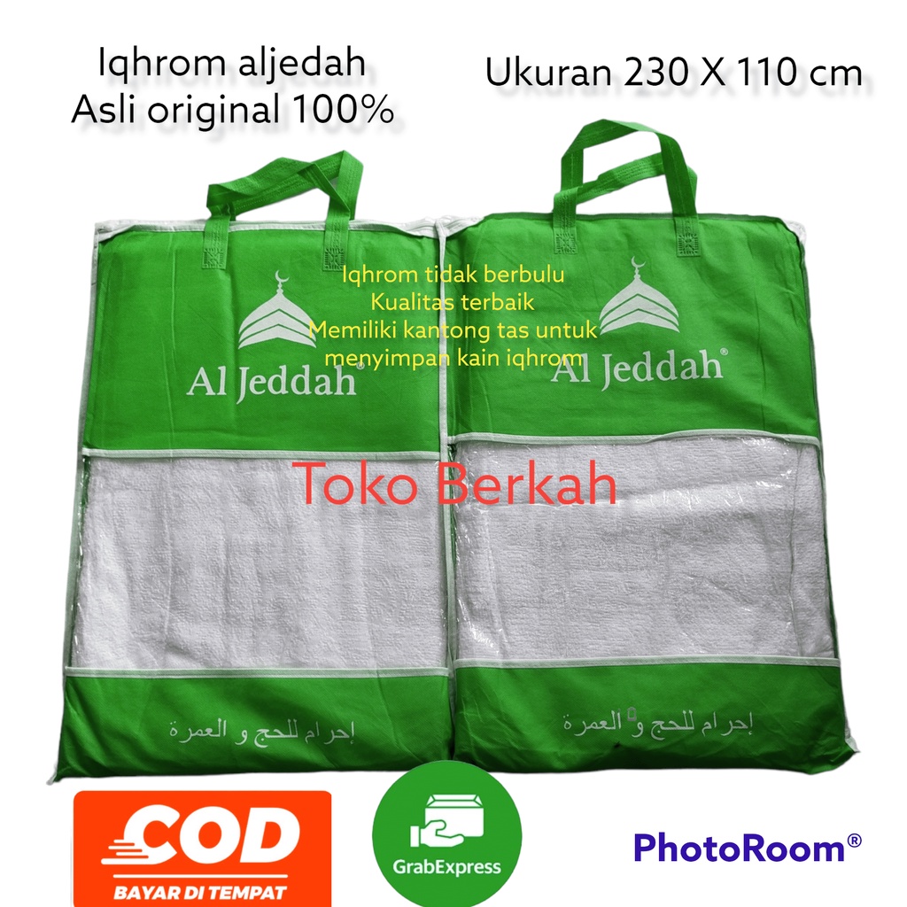 kain ighrom haji dan umroh al jeddah 100%