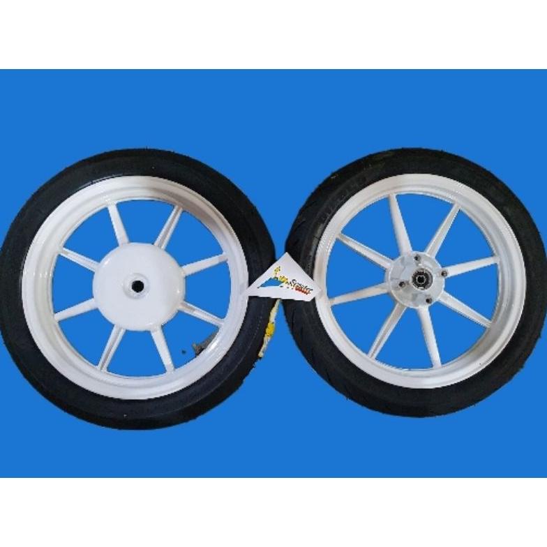 Paket VELG VROSSI MODEL RCB PALANG 8 X PIRELLI Diablo Rosso VARIO 110 125 150 BEAT SCOOPY MIO M3 MIO