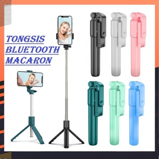 Tripod Tongsis Bluetooth 3 ini 1 Tomsis Remote Selfie Camera