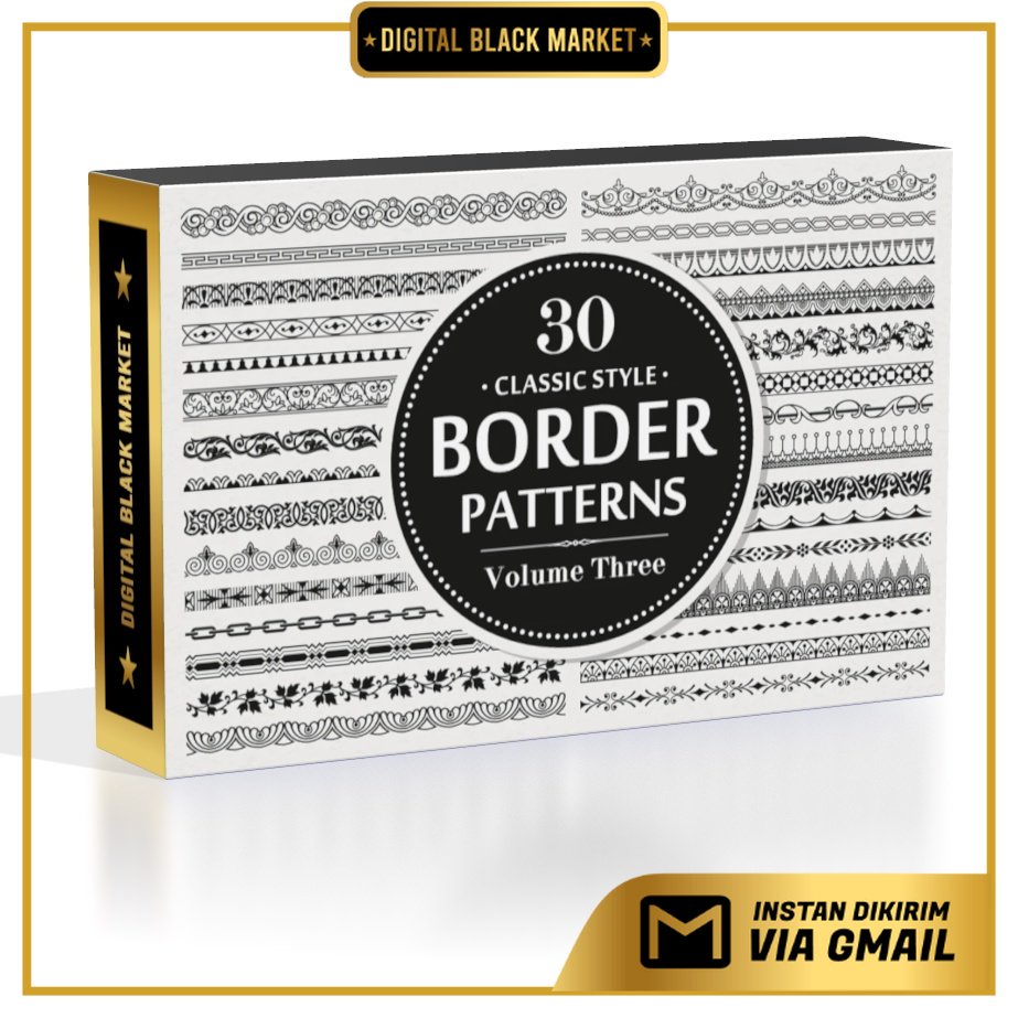 30 Vector Border Seamless Patterns