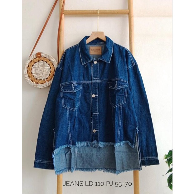 JAKET JEANS WANITA LD 110 - JAKET WANITA BEST SELLER - JAKET JEANS KEKINIAN
