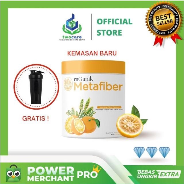 Mganik Metafiber 252 Gram 42 Serving M Ganik Meta Fiber Untuk Diabetes