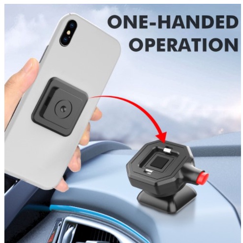 360 ° Stand Holder Handphone / GPS Universal Multifungsi Dapat Diputar Untuk Dashboard Mobil