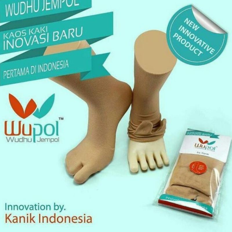 Perlengkapan Haji Umroh / Travelling / Kaos Kaki Wupol / Wudhu Jempol /Kaos Kaki Wudhu (ORI)