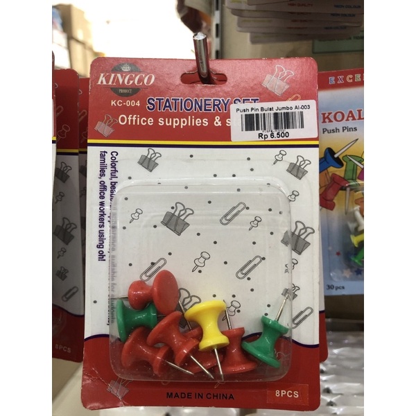 

PUSH PIN BULAT JUMBO KINGGO AL-003