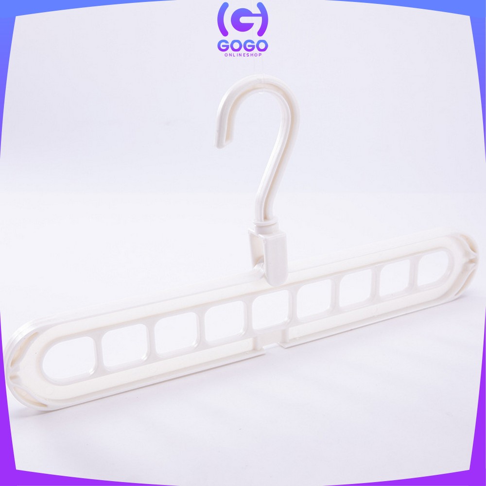 GOGO-C125 C126 C159 Magic Hanger Baju 9 Lubang / Hanger Pakaian 5in1 Gantungan Baju / Handuk Plastik