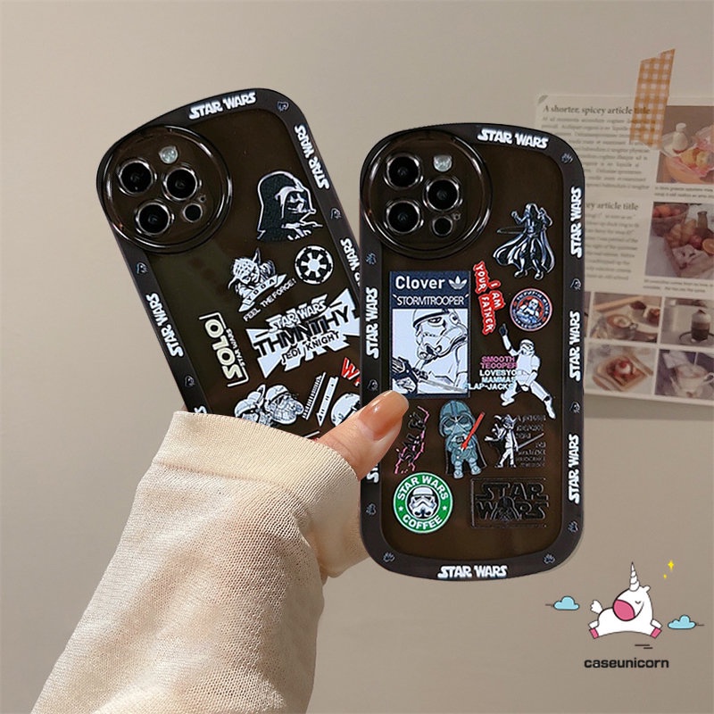 Casing Star Wars Trendy Oppo A57 2022 A17 A77s A16 A17K A5s A15 A12 A54 A7 A96 A55 A74 A3s A16K A95 A16E A31 A1K A12E A53 A33 A16s A5 A9 Reno 6z 5z 8 5 6 7 4F A76 Sarung Soft Cover A35 A36