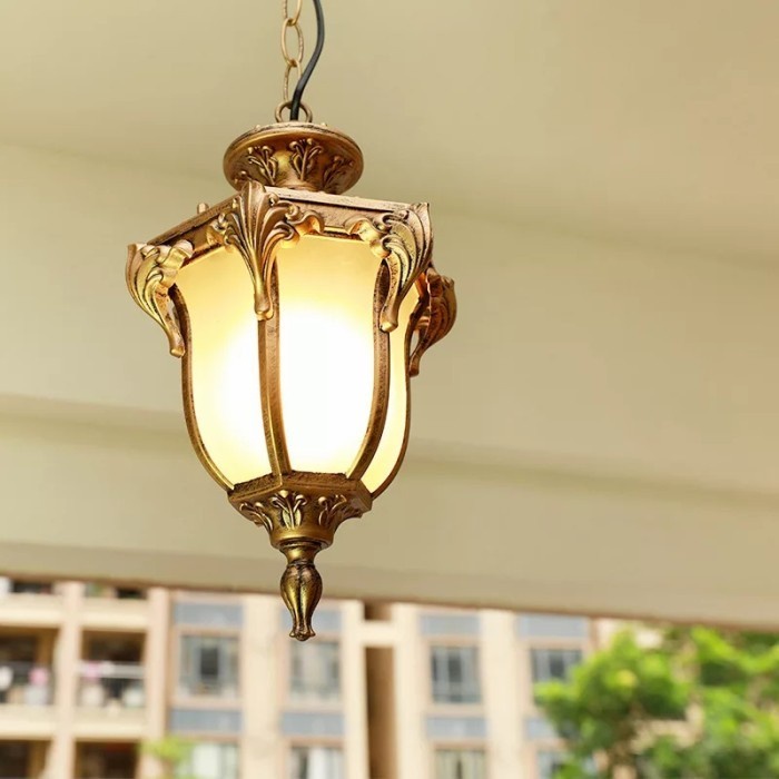 lampu gantung Outdoor lampu hias klasik seri 52