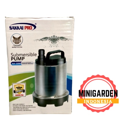 SAKKAI AA-3200 POMPA AIR CELUP AQUARIUM WATER PUMP KOLAM AIR MANCUR