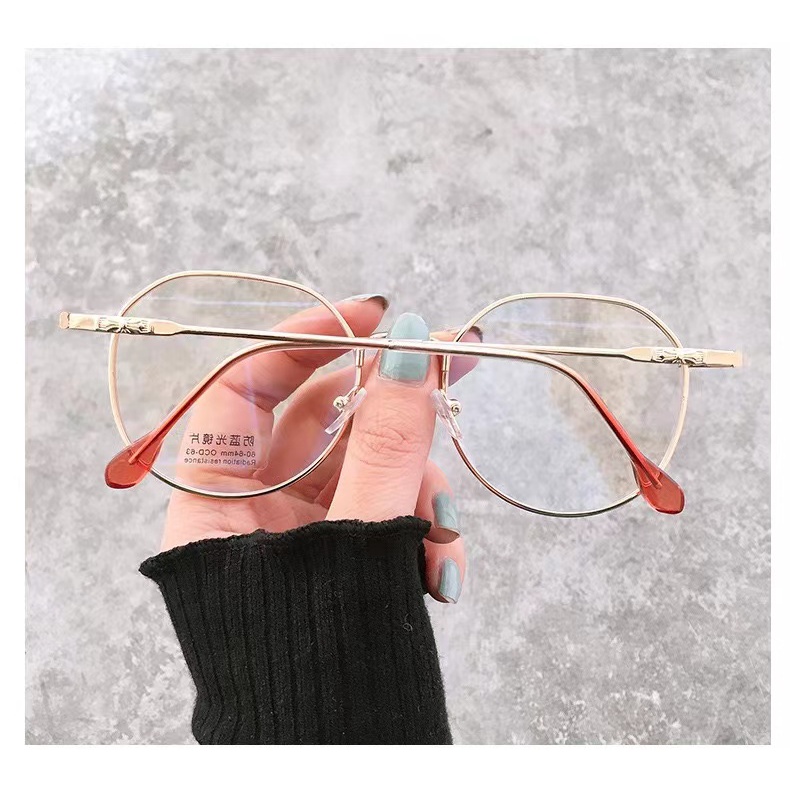 Rowling(ka-290)Frame Kacamata Retro Terbaru Poliatur tidak teratur Wanita Pria Import anti Radiasi Blue Light Kacamata Fashion