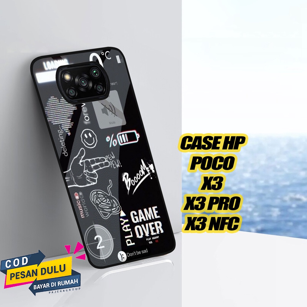 Case Xiaomi Poco X3 / X3 PRO / X3 NFC [NASA TIKET] Fashion Case Xiaomi - Case Hp Xiaomi - Sarung Hp 