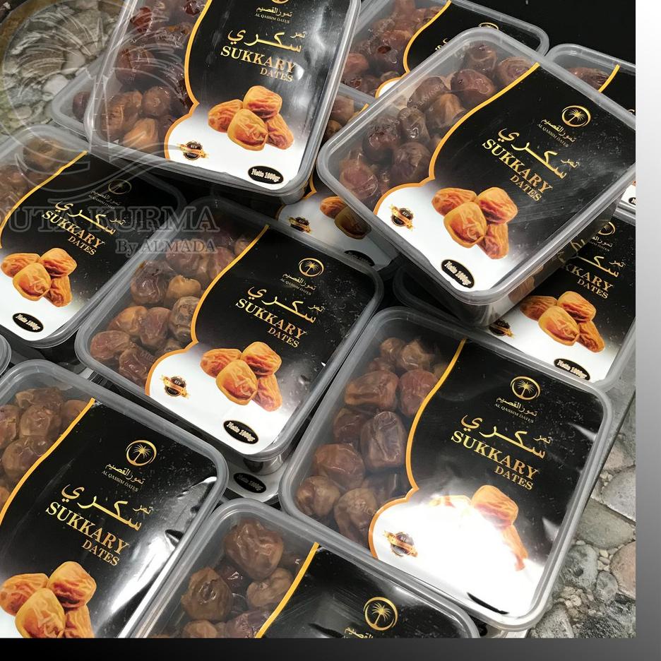 

COD✔️Kurma SUKARI AL QASSIM SUKKARI Kurma Raja 1KG Basah Lembut Gift PREMIUM|SQ6