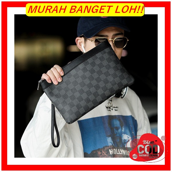 Clutch Pria Anti Air Tas Tenteng Import Laki Laki Tas Genggam Multifun Tas Tangan Pria Import Clutch