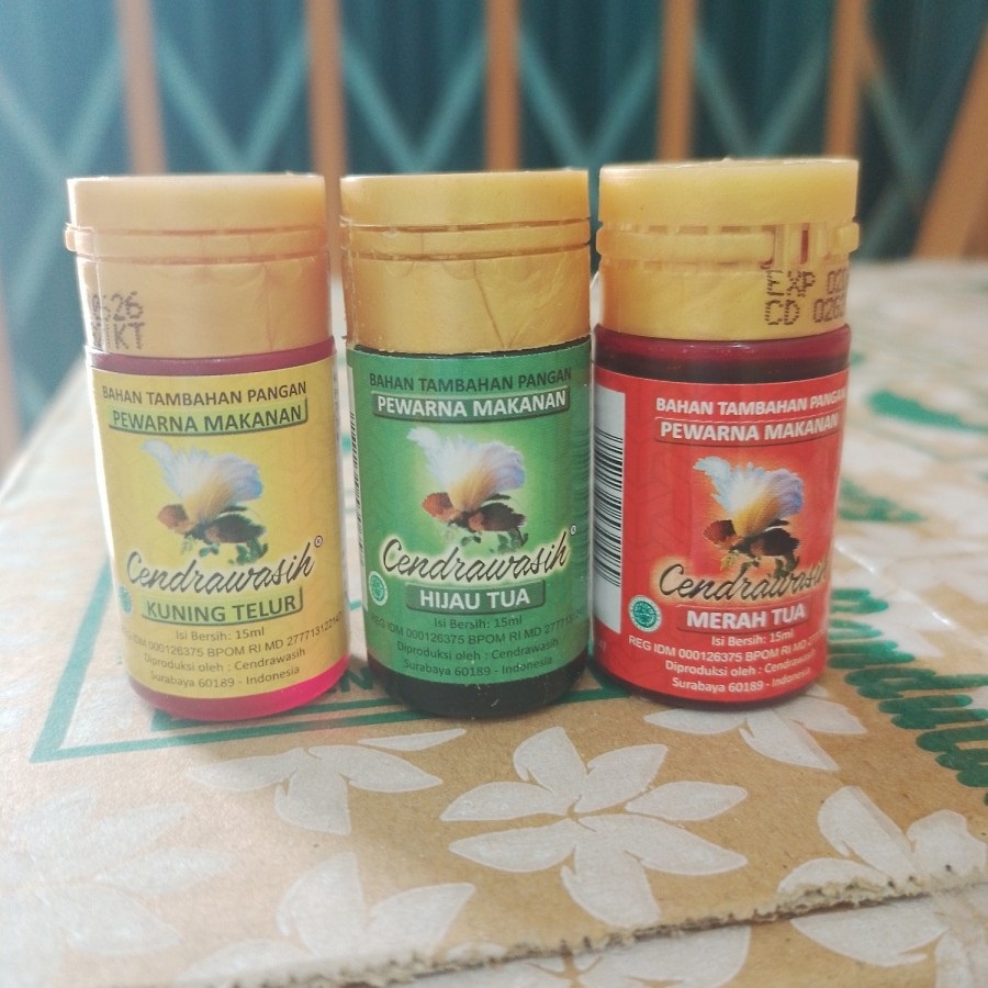 

Pewarna Makanan cair CENDRAWASIH - 1 pcs (15 ml)