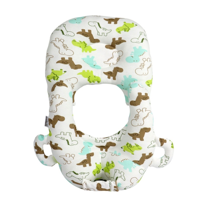 Mary 2-in-1 Bantal Makan Bayi U-shaped Breathable Pillow Mencegah Dilepas Breast Feeding Pillow Dengan Holder Botol