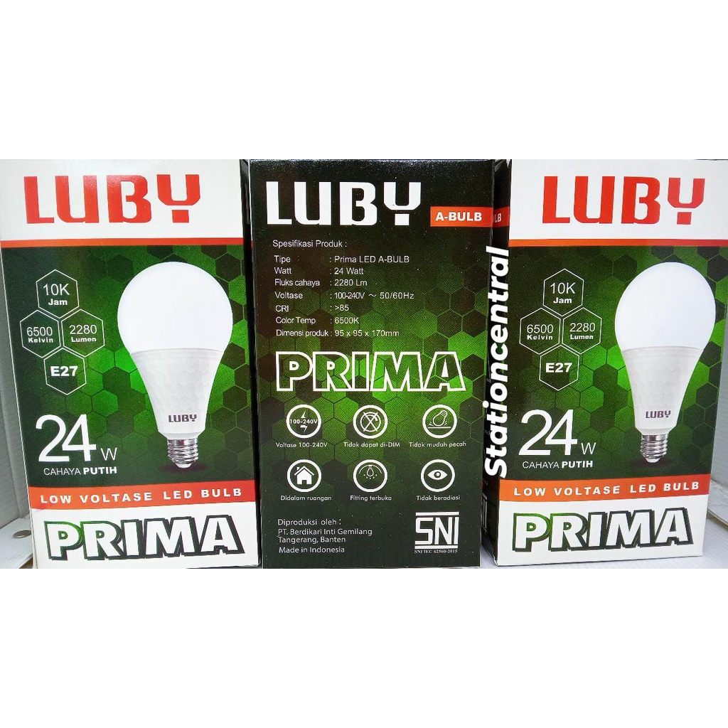 Jual Lampu LED Luby PRIMA 24w / 24 watt LED BULB SNI | Shopee Indonesia