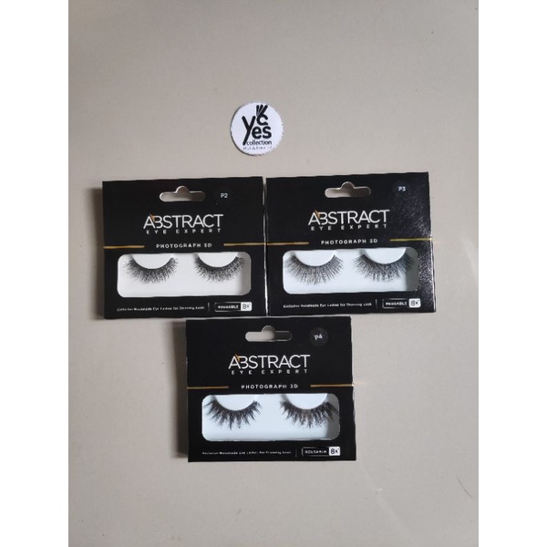 Abstract Eye expert Original Photograph 3D P2 P3 P4 Fashion Glamour F2 F3 F5 F6 F7 Natural Lashes N3 N4 N5 N6 N7 N8 N9 Bulu mata palsu ORI Abstrak