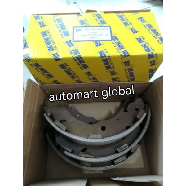brake shoe kampas rem belakang triton 4pc