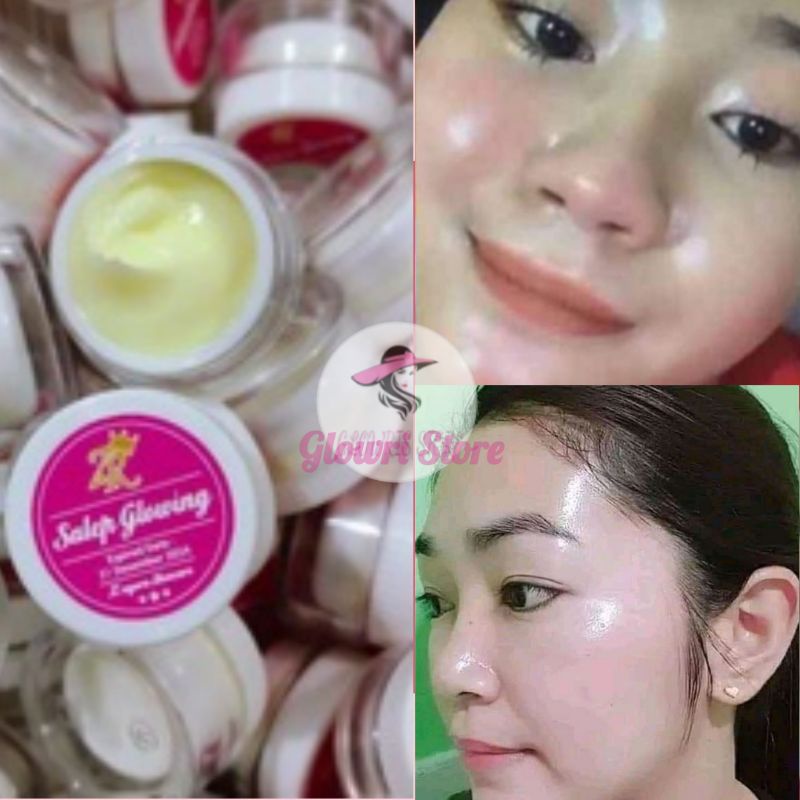 [ Salep Pemutih ] Salep Glowing Ampuh Putihkan Wajah 10 x Lebih Cepat Salep Pelicin Cream Pemutih Wajah/Salep Glowing Zayora Skincare/ Cream Glowing malam Ampuh