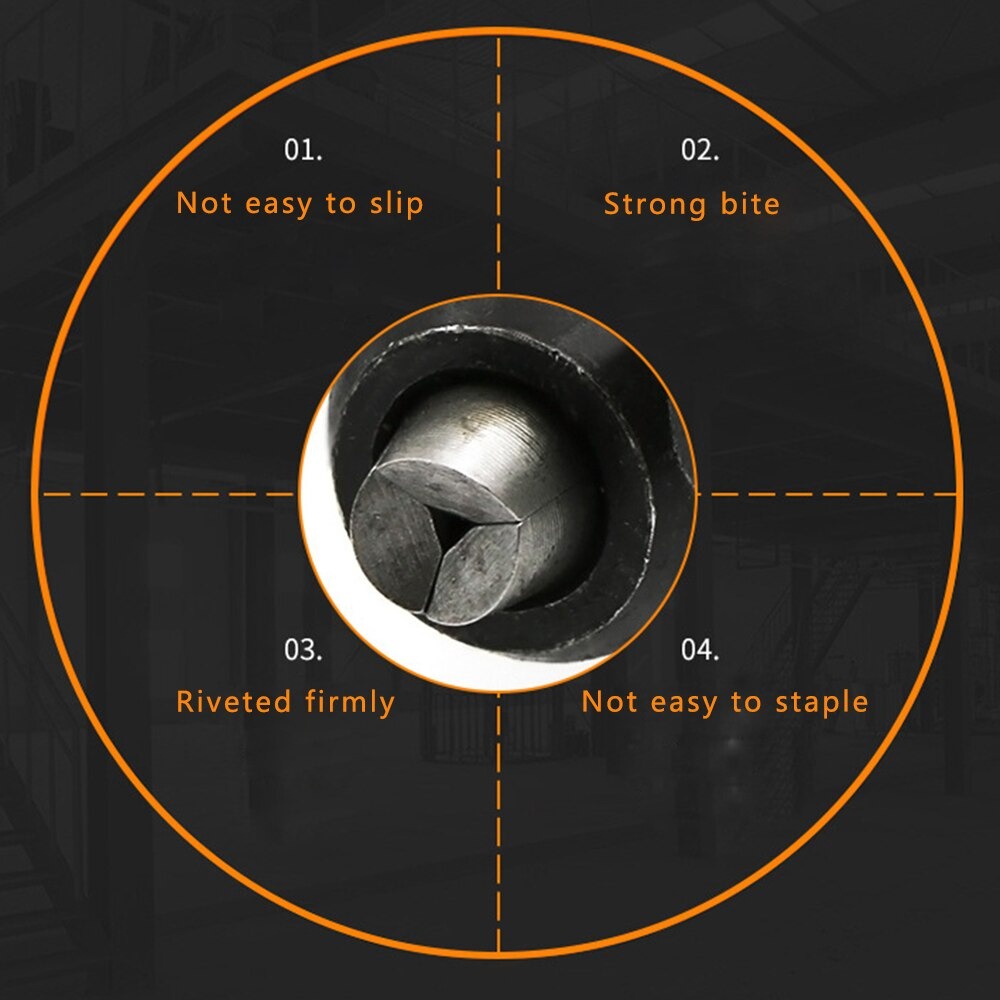 Adaptor Paku Rivet Riveting Gun Adaptor Converter Drill 2.4-4.8 mm - NAS32 - Black