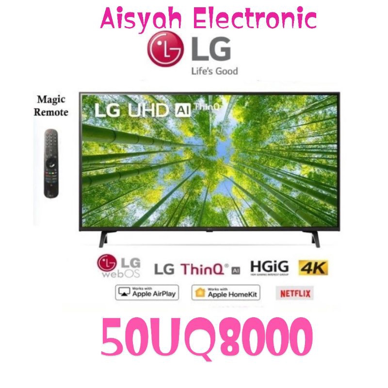 SMART TV LG 50 INCH UHD 4K 2022 (50UQ8000)