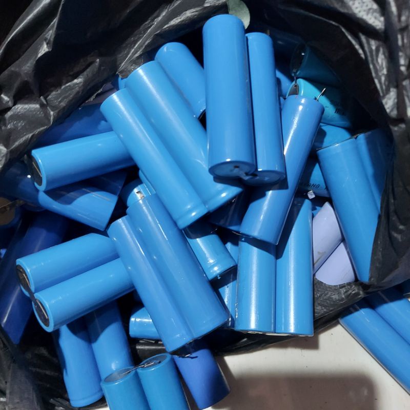 Baterai bekas hp power bank kondisi gambling tidak karat 18650