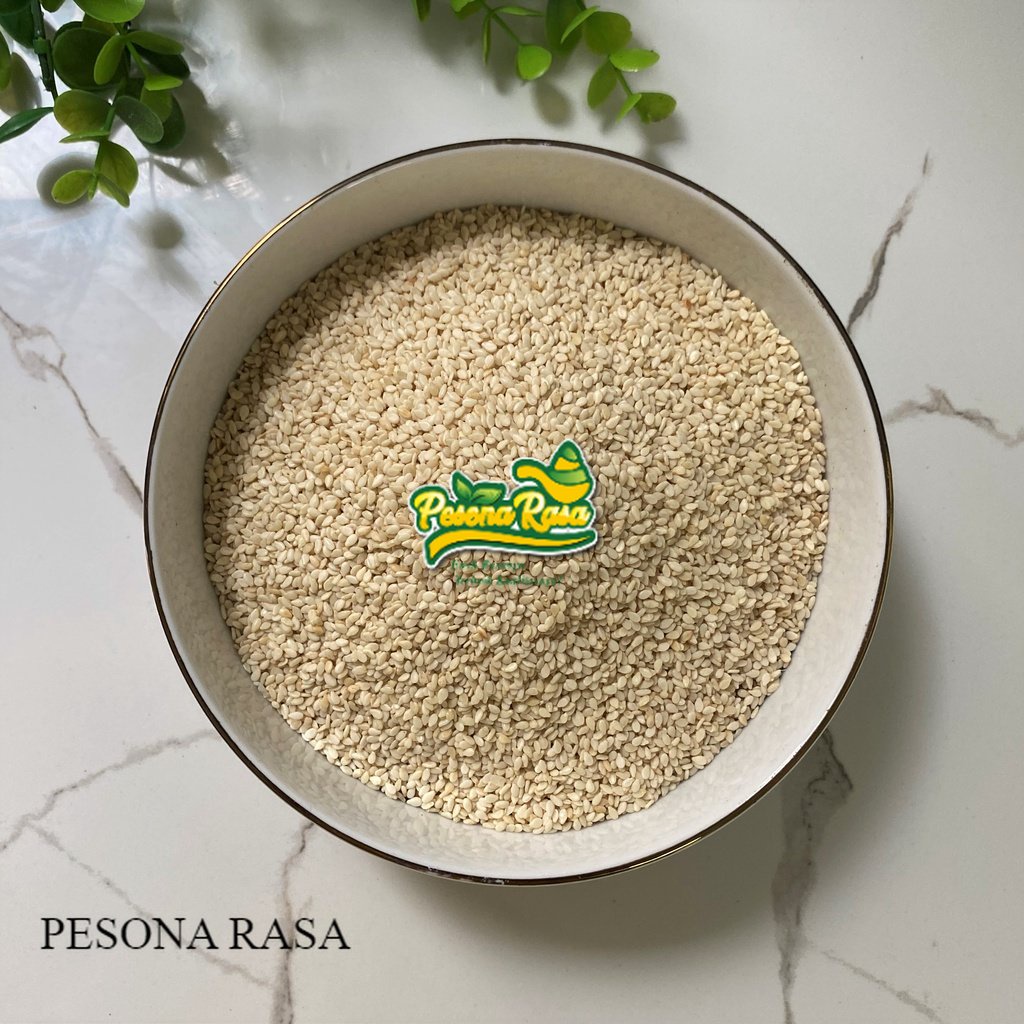 

PROMO!! Biji Wijen Putih Premium /Natural White Sesame Seeds Premium 1 Kg