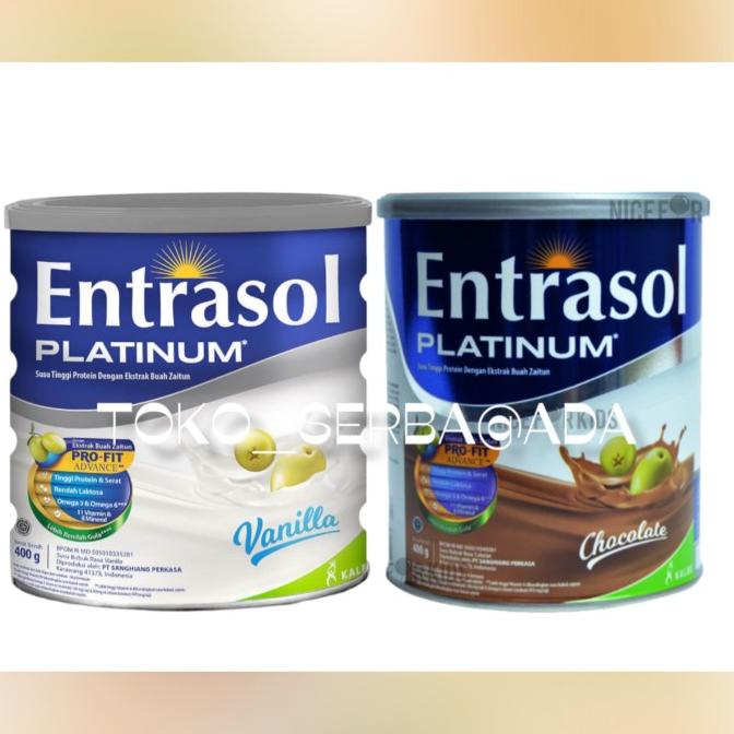 

[ COD ] Entrasol platinum 400gr / entrasol senior susu kalsium untuk tulang