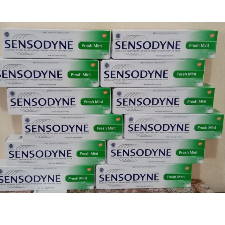 [KODE FWCBO] SENSODYNE 40 gr FRESH MINT/ Pasta gigi sensitif kemasan ekonomis 40 gr/ Odol Gigi sensi