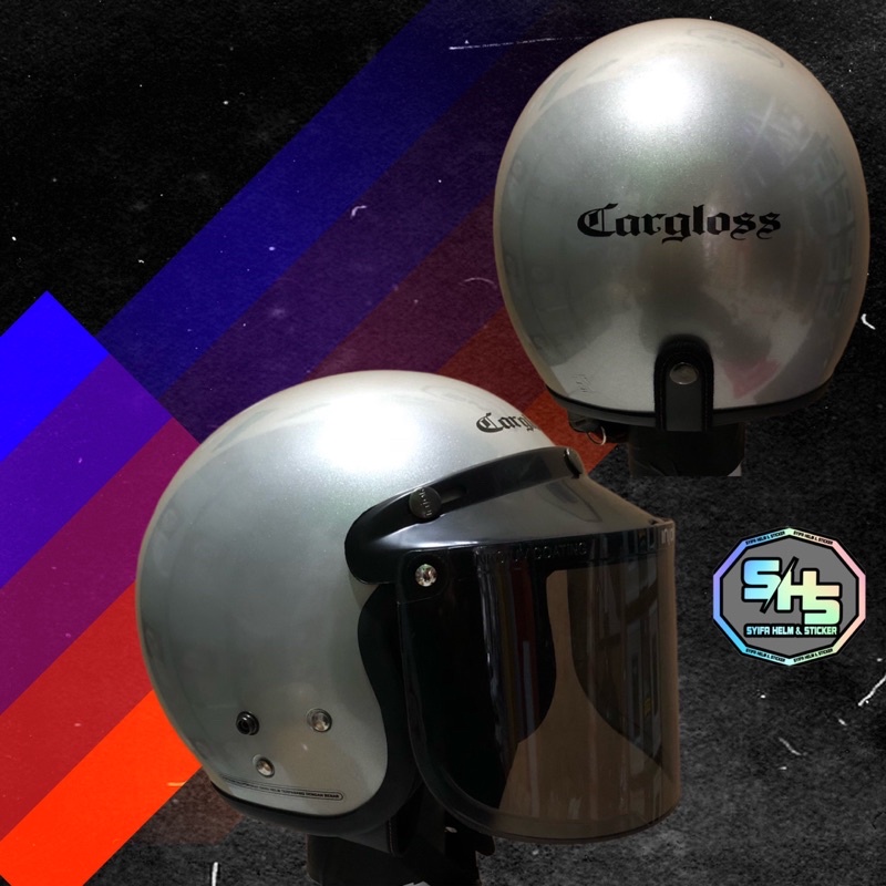 Helm bogo dewasa SNI/Helm retro full Leher