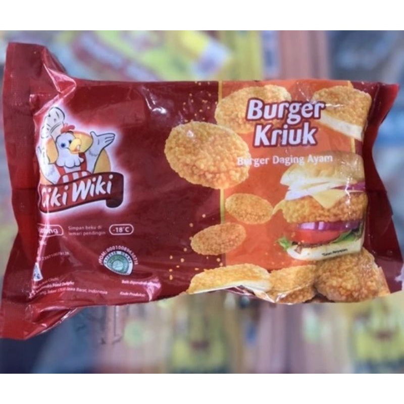 

Ciki Wiki Burger Kriuk Ayam 310Gr