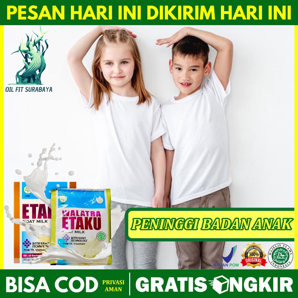 

Etaku Goat Milk - Obat Peninggi Badan Untuk Anak Dan Dewasa - Etaku Susu Kambing Etawa Murni Goat Milk 100 % Original Terlaris Bisa COD