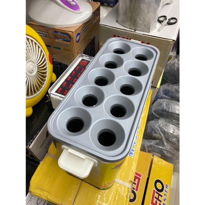 Sostel Kompor Sosis Jeho Sostel Gas Jh10/Mesin Sostel 10 Lubang - Pakai Gas