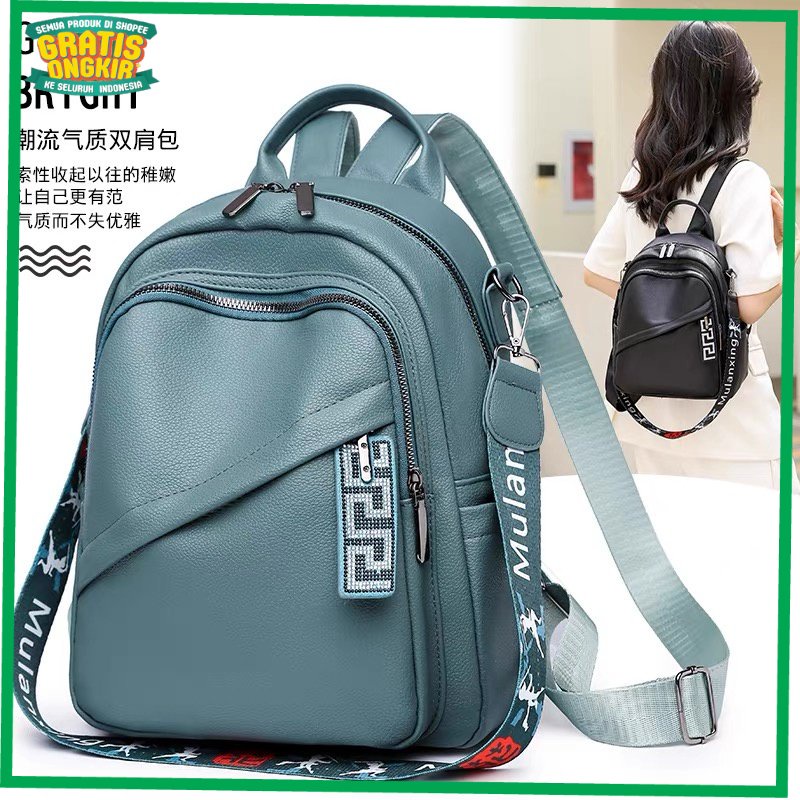 TAS BRANDED IMPORT KOREA / Tas Ransel Wanita Import 5555