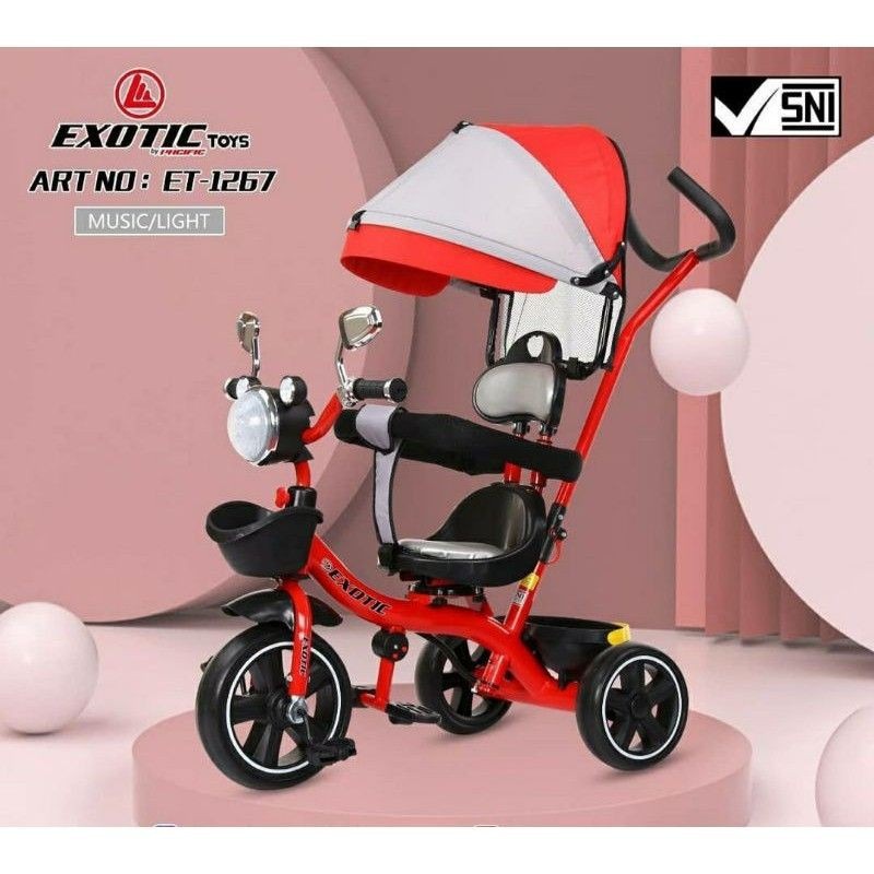 Exotic - Tricycle Sepeda Anak ET-1267
