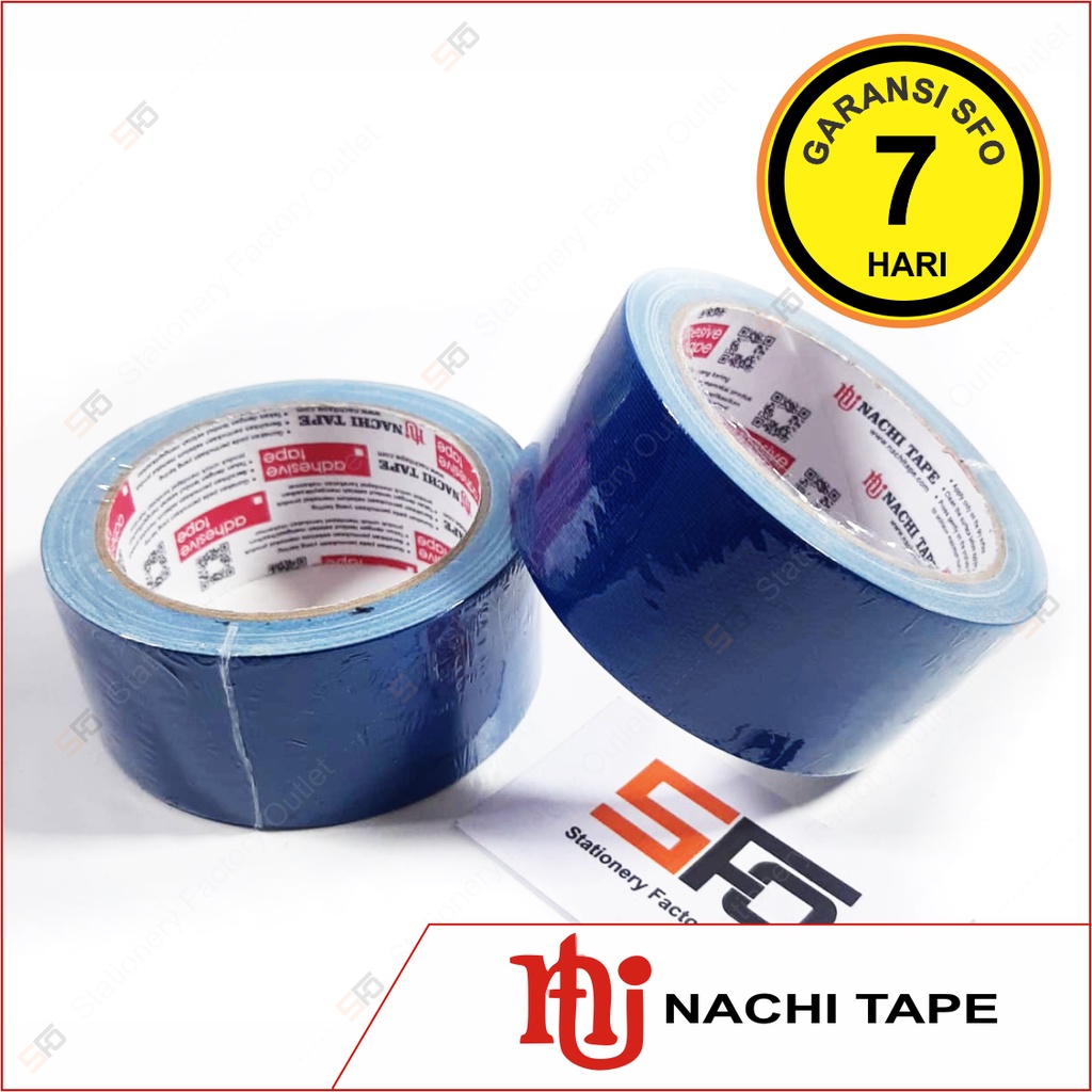 

Lakban Kain Biru Nachi 46mm x 12m - 2 inch - SFO Semarang Official