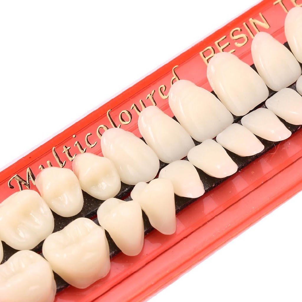 Gigi palsu resin akrilik acrylic CAIYU full set gigi tiruan gigi lepasan denture lab ALICE DENTAL