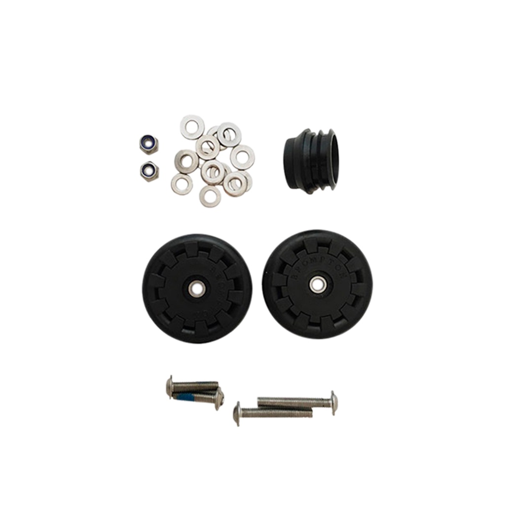 Jual Brompton Eazy Wheel Rollers With Fittings 6mm Holes (Pair) Shopee Indonesia