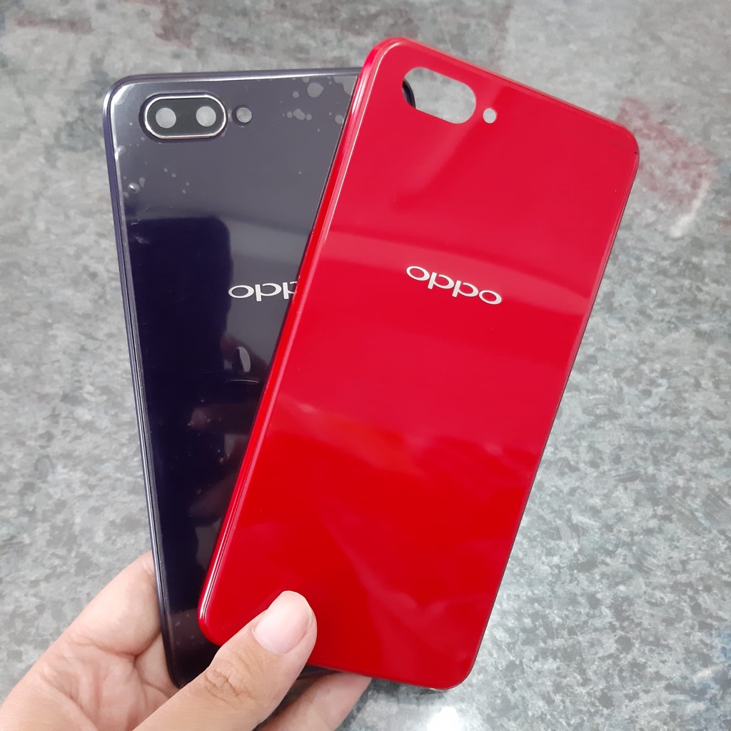 Backdoor Back Cover Oppo A3s Casing Belakang bahan kaca bukan plastik