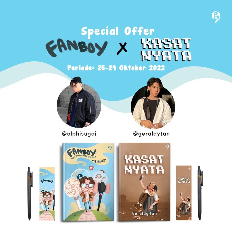 Novel Fanboy / Tak Kasat Nyata - Alphiandi / Geraldy Tan