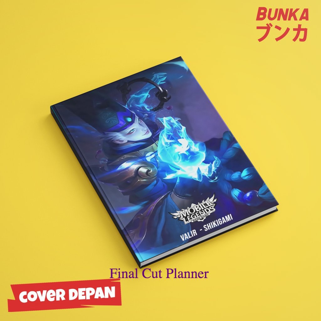 

Notebook Mobile legends Valir Shikigami Hardocover A5 Buku tulis catatan Notes Agenda planner Jurnal .