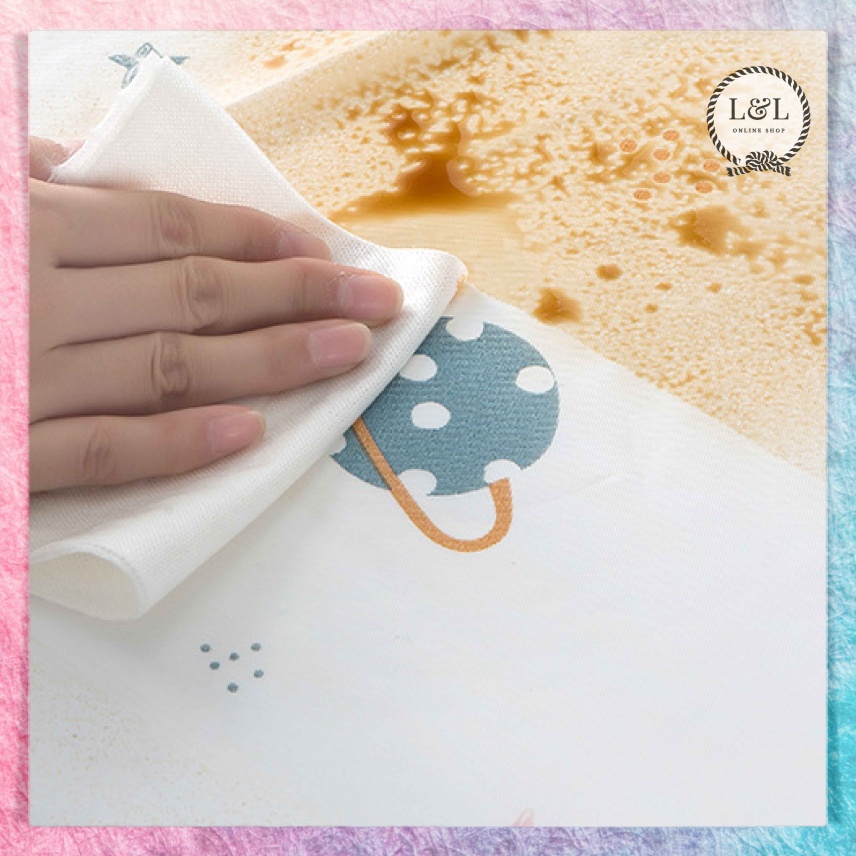 Cover Penutup Kulkas Waterproof Kain Tutup Kulkas Karakter Taplak Kulkas Anti Air Refrigerator Dust Cover