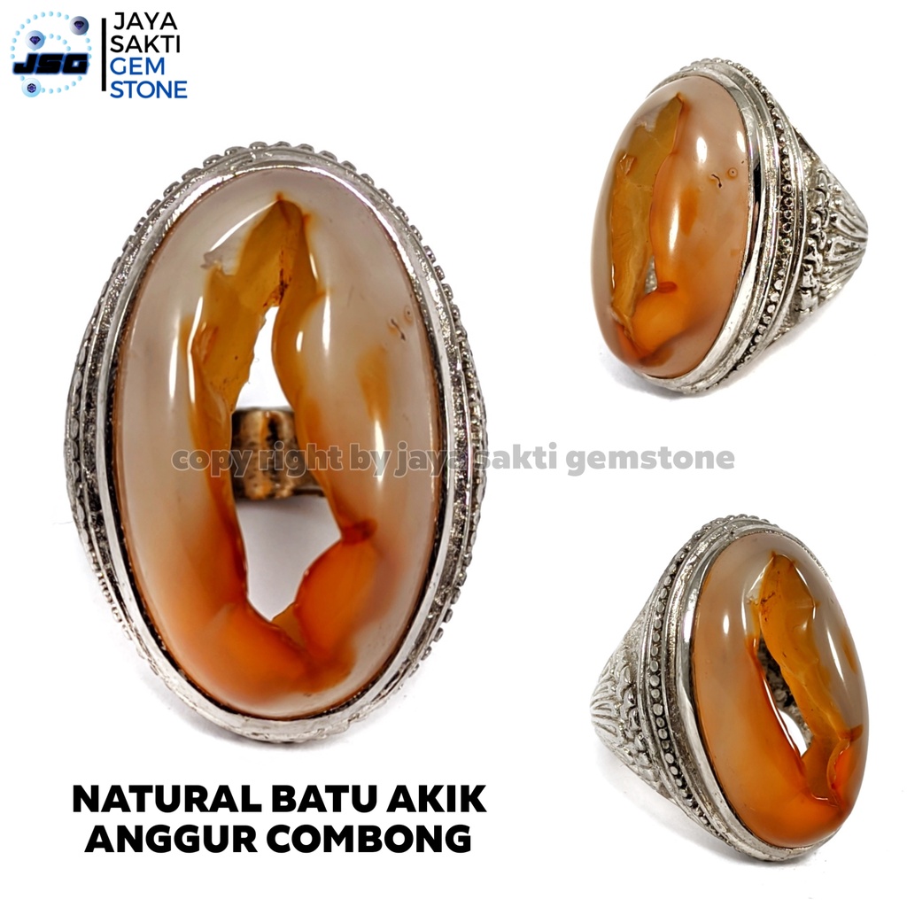 Natural Batu Akik Anggur Combong AC01