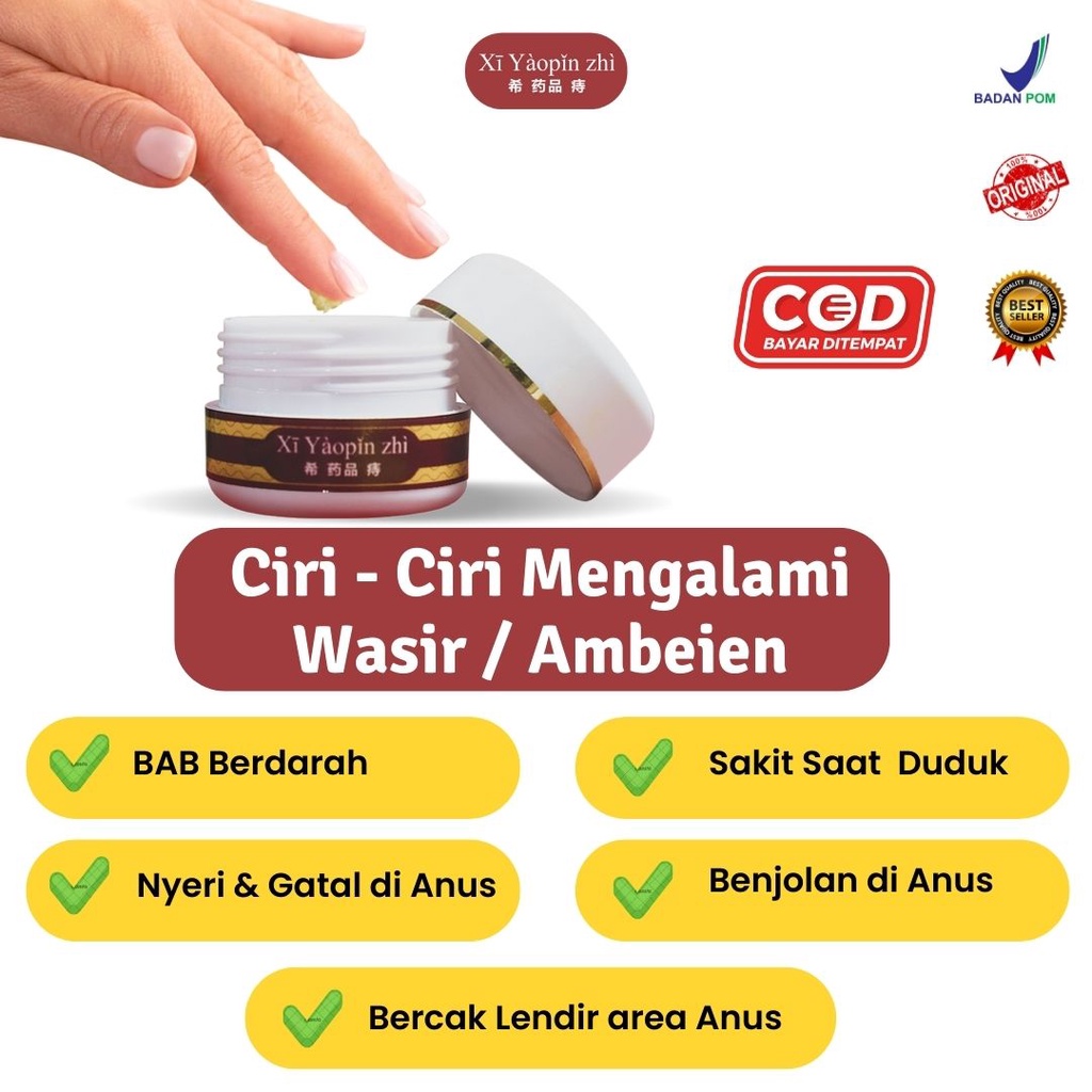 XI YAOPIN ZHI Obat Wasir Ambeyen Cina Ampuh BPOM