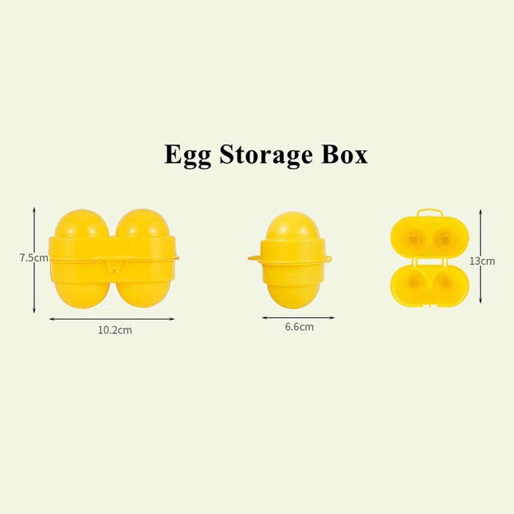 Lanfy Kotak Penyimpanan Telur Wadah Telur Portabel Organizer Case Storage Box Outdoor Camping Tempat Telur