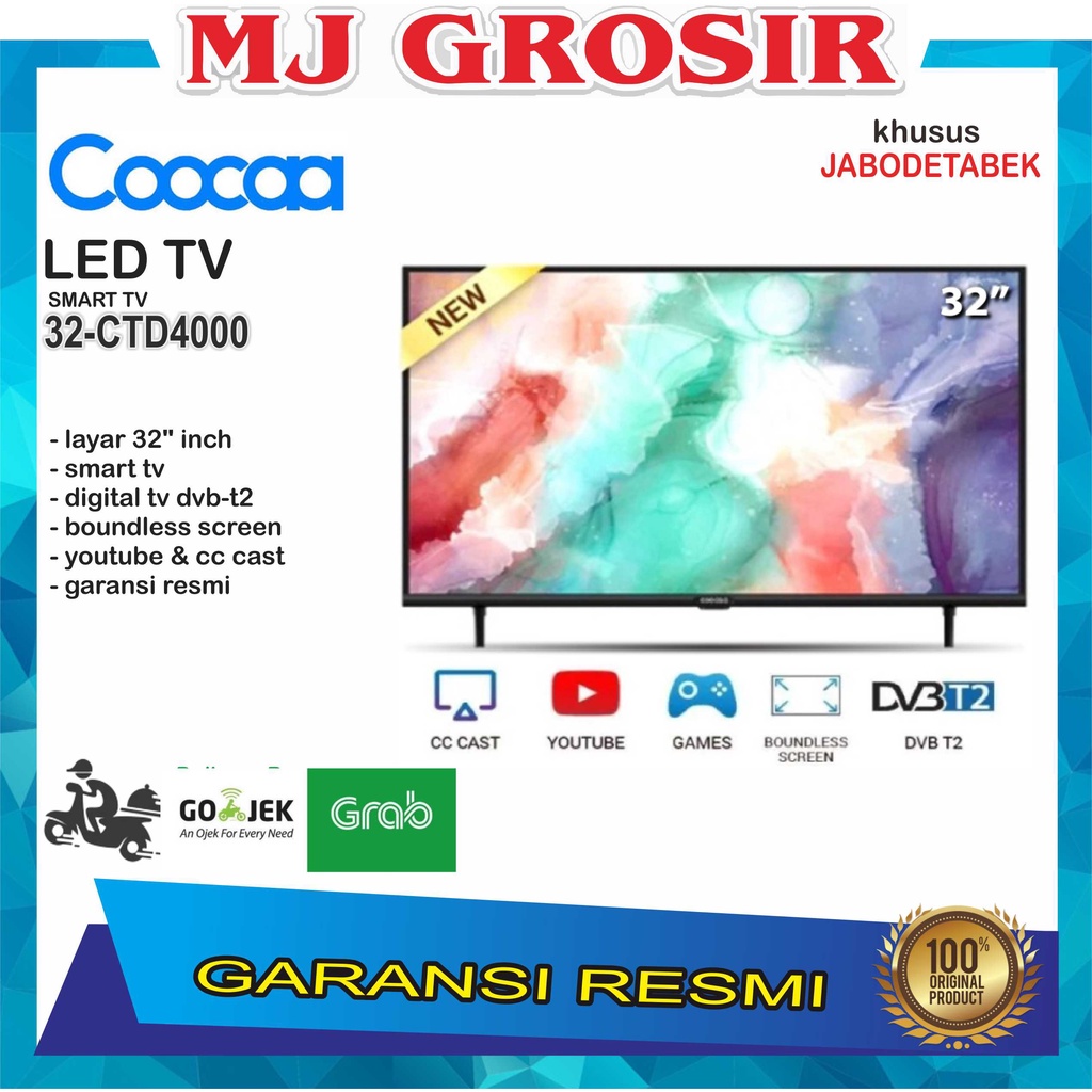 LED TV COOCAA 32&quot; 32CTD4000 32 INCH HDMI USB MOVIE SMART TV