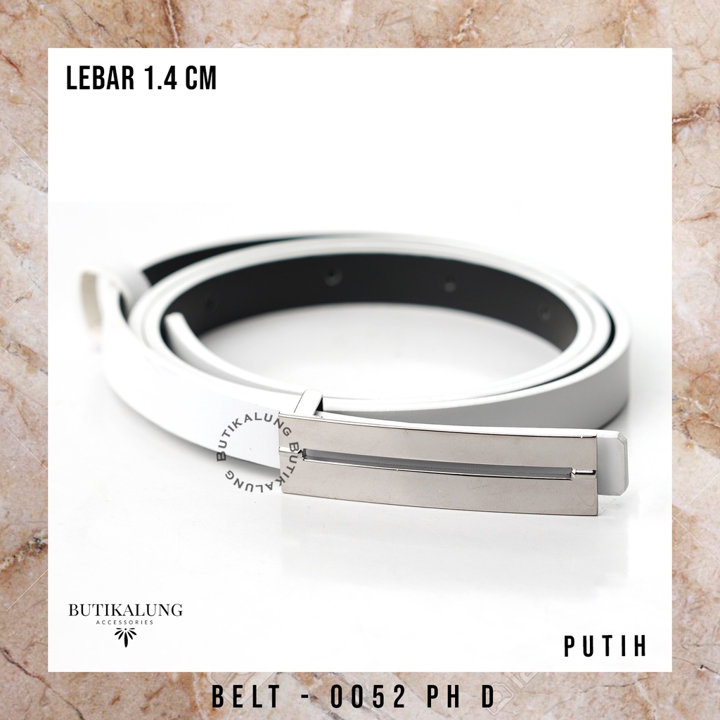 Ikat Pinggang Kulit Gesper Kulit Belt Kulit Sabuk Aksesoris Fashion Tali Pinggang Wanita 0052PH